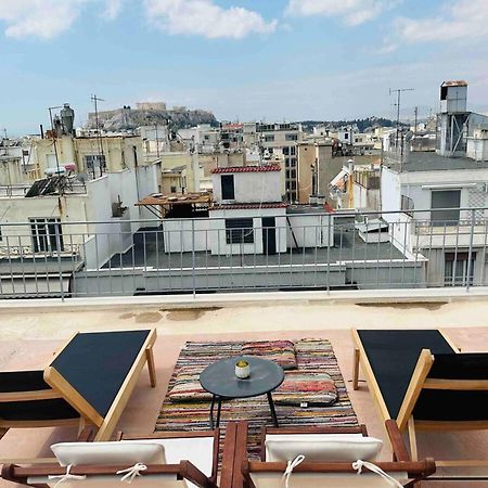 Ferienwohnung 200Mbps Wifi - Penthouse With Acropolis View Athen Exterior foto