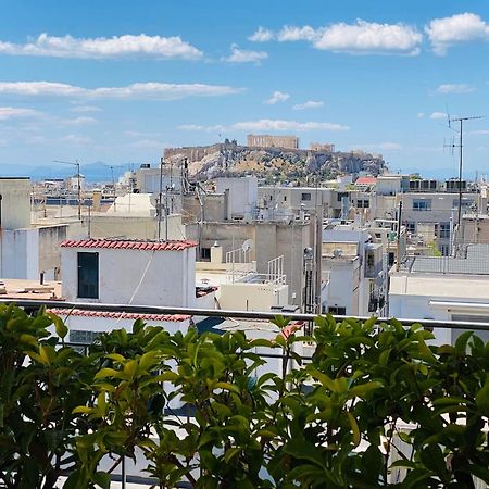 Ferienwohnung 200Mbps Wifi - Penthouse With Acropolis View Athen Exterior foto